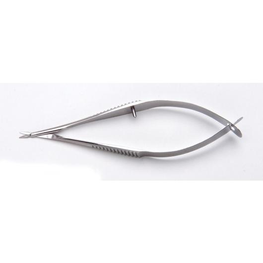 503215, McPherson-Vannas Scissors, 8cm, 3mm Blades, 0.22 mm Tips, Straight
