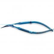 Vannas capsulotomy scissors, 9,5 cm, 10,5 mm sharp angled tips