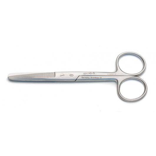 501743-G, Operating Scissors, Straight, 11.5cm, Blunt/Blunt, German