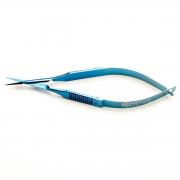 Vannas capsulotomy scissors, 10,8 cm, 10,5 mm straight blades, titanium