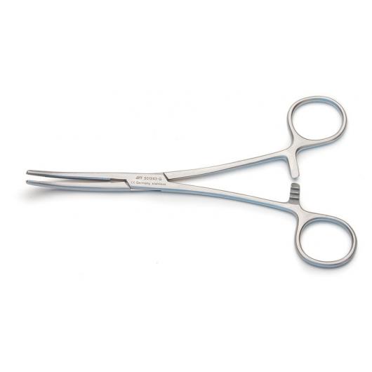 501243-G, Rochester-Carmalt Hemostatic Forceps, 16cm, Curved, German